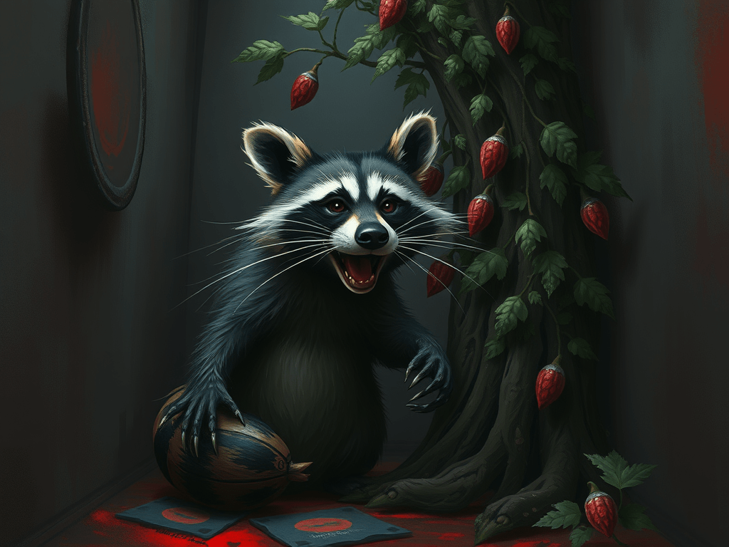 A Quiet Tree Bush and a Hunchback Raccoon Walk into My Personal&nbsp;Space…